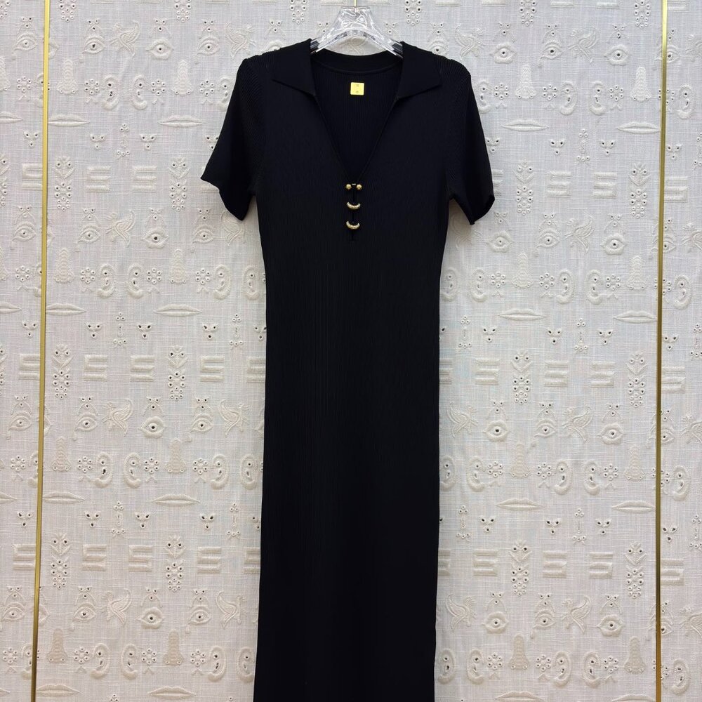 Schiaparelli knit short-sleeved dress